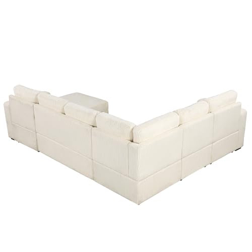 L-Shaped Pull Out Sleep Sofabed with Storage Chaise, Chenille Upholstered X30892