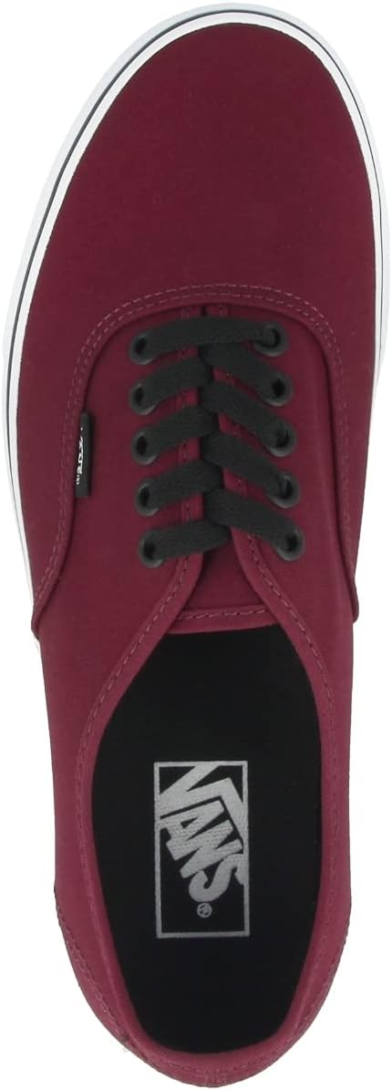 Vans Unisex Authentic Port Royale Red/Black Sneaker 7.5 I950426
