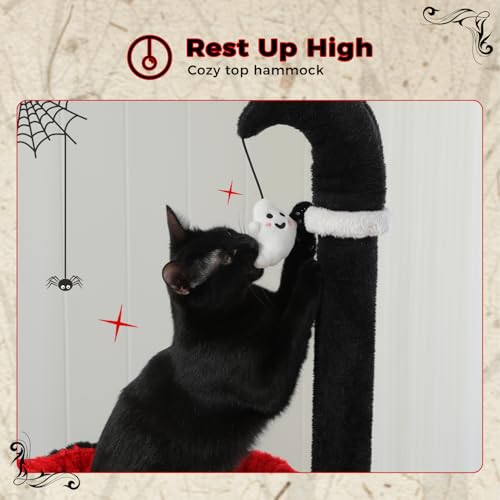 45-Inch Cat Tree with 2 Condos, Scratching Posts and Hammock F616
