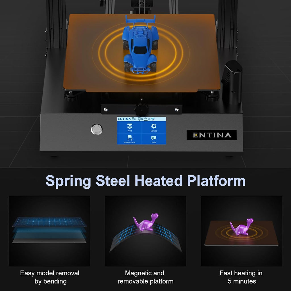 Entina X40 V3 IDEX 3D Printer, Independent Dual Extruder, 300x300x400mm B324625