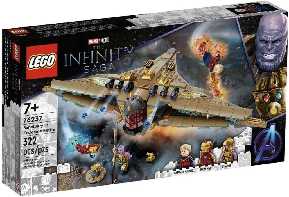 LEGO Marvel Sanctuary II Endgame Battle 76237 Thanos Spaceship Building Toy (322 Pieces) Gift 2021
