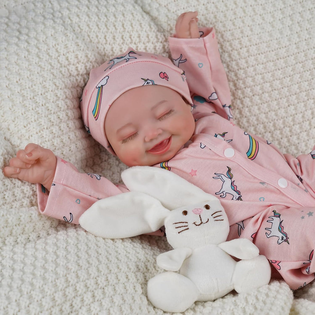 BABESIDE Lifelike Reborn Baby Dolls Fay - 17inch Body Soft Realistic - Newborn Baby Dolls Anatomically Correct Real Life Baby Dolls Limbs Poseable Baby Dolls Girl with Gift Box for Children 3+