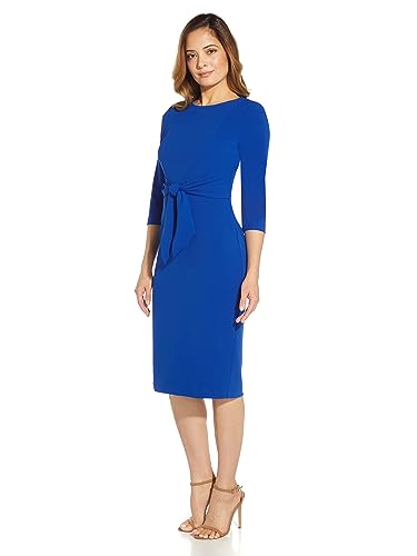 Adrianna Papell Women's Knit Crepe Sheath Dress M87482
