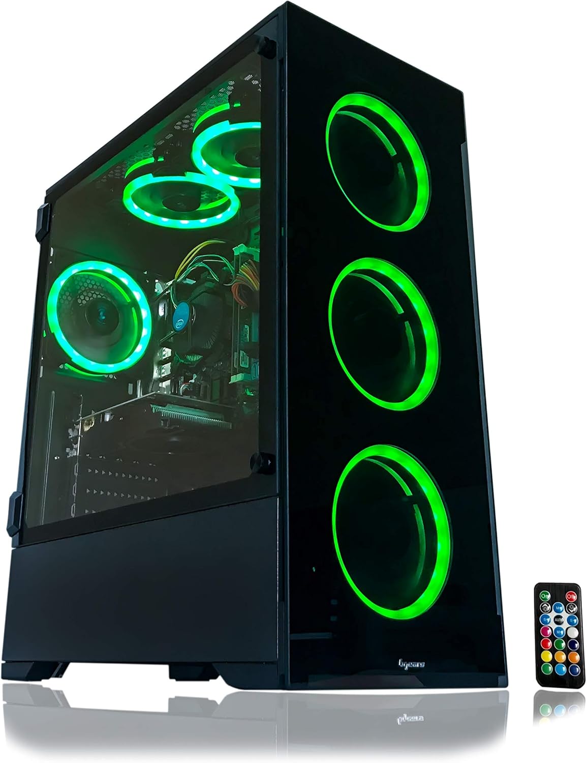 Alarco Gaming PC Desktop, Intel 3.70GHz, 16GB RAM, 512GB SSD, RX 580 8GB, Windows 11 Pro H2833