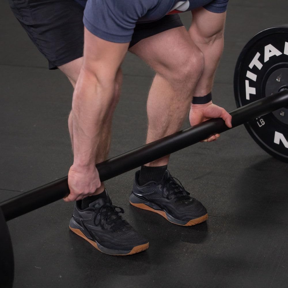 Titan Fitness 7 FT Axle Barbell, Fat Grip, 660 LB L8417