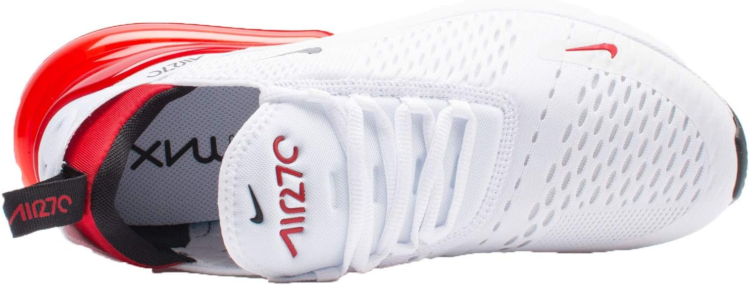 NIKE Air Max 270 Men's Basketball Shoes White/Black/University Red S3460