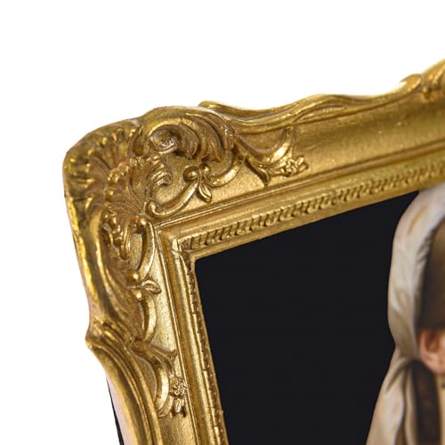 Vintage 8x10 Picture Frame with Glass Front, Antique Retro Photo Frame for Wall or Tabletop, Silver N745