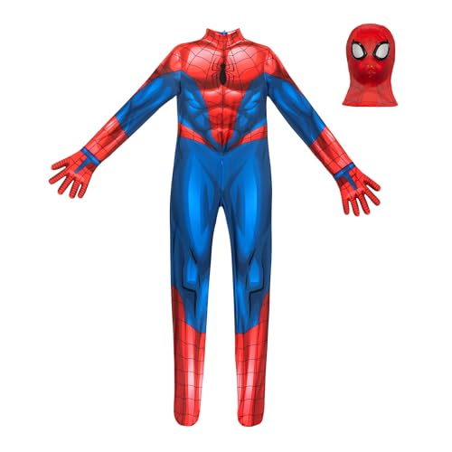 Marvel Spider-Man Official Youth Deluxe Zentai Costume (M) N604