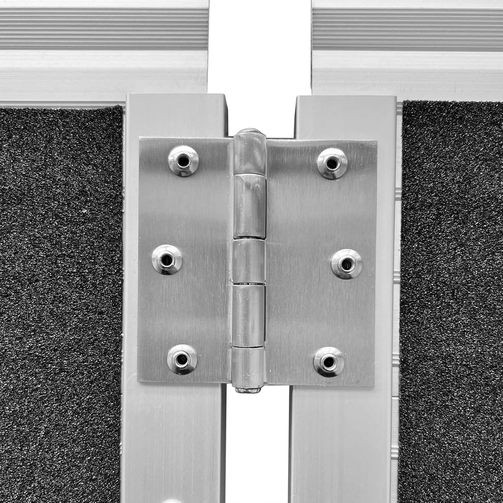 AutoForever 5FT Non-Slip Aluminum Folding Wheelchair Ramp O73549
