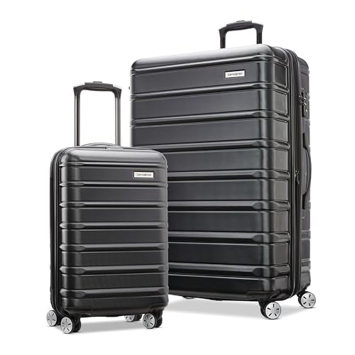 Samsonite Omni 2 Hardside Expandable Luggage with Spinner Wheels, Midnight Black, 2-Piece Set (19/28)