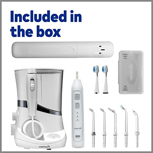 Waterpik Complete Care 5.0 Water Flosser + Sonic Toothbrush, Black WP-862 L3123