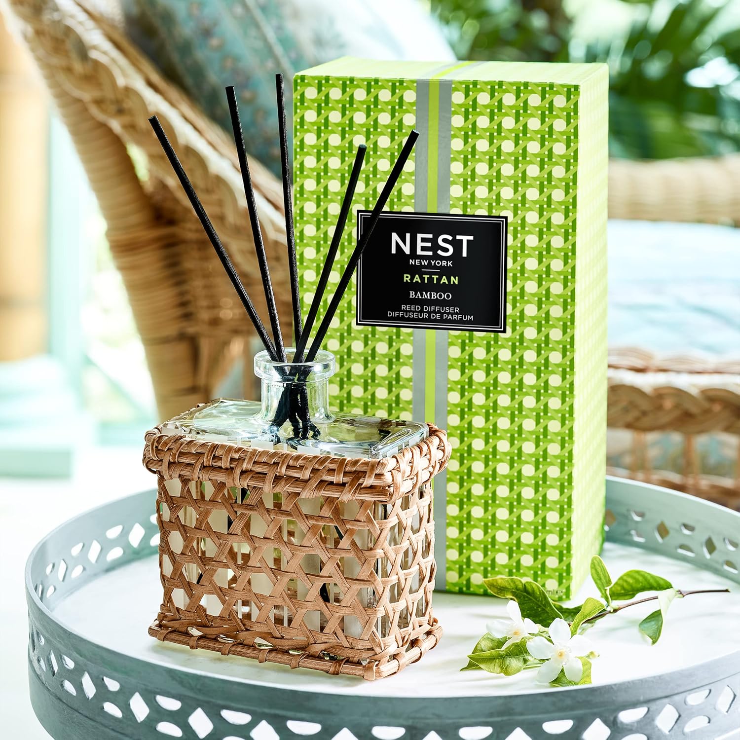 NEST New York Bamboo Rattan Reed Diffuser, 5 oz T1483