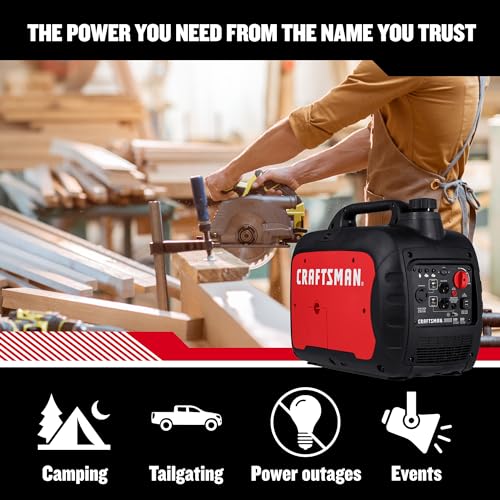 Craftsman C0010020 2,200-Watt Gas Portable Generator G9777