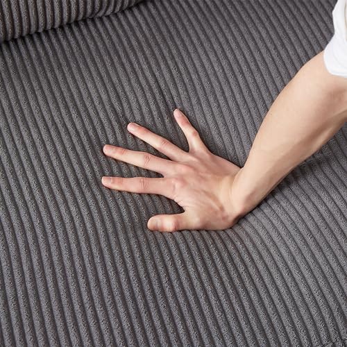 L-Shaped Pull Out Sleep Sofabed with Storage Chaise, Chenille Upholstered X30892
