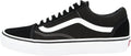 Vans Women's UA Old Skool Sneakers, Black/White, 7.5 Medium US