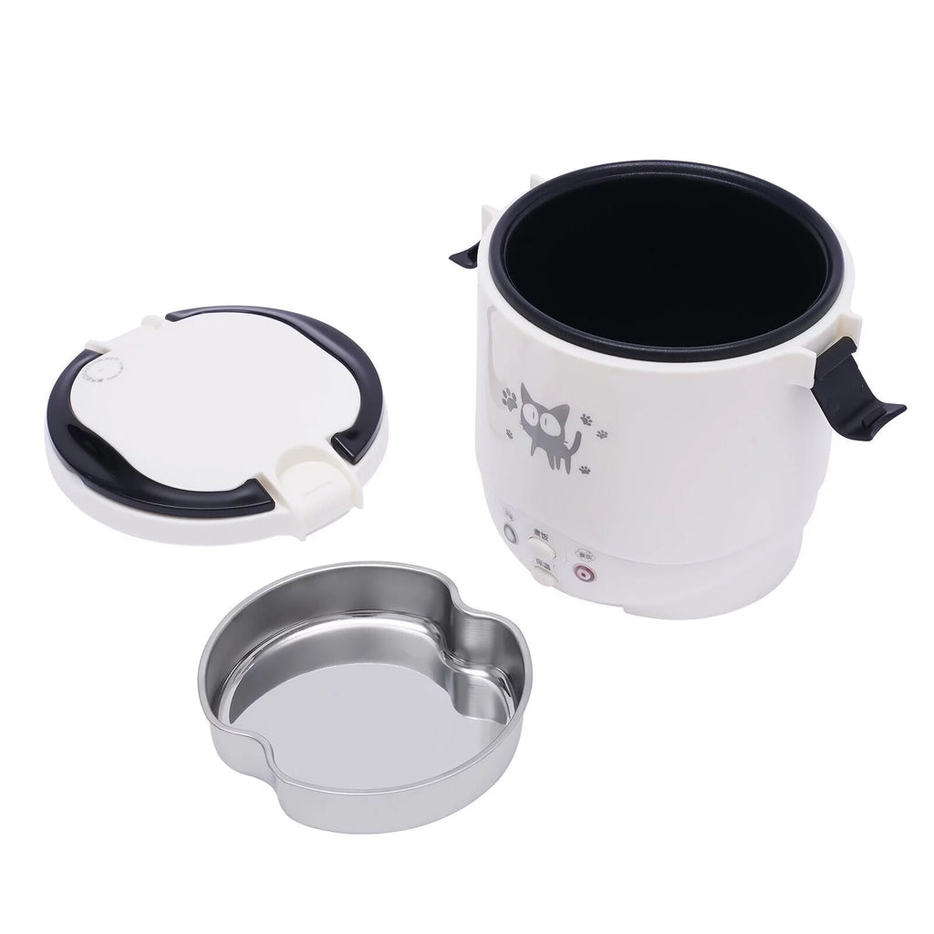 Car Mini Travel Lunch Box Electric Rice Cooker Steamer 12V U510443
