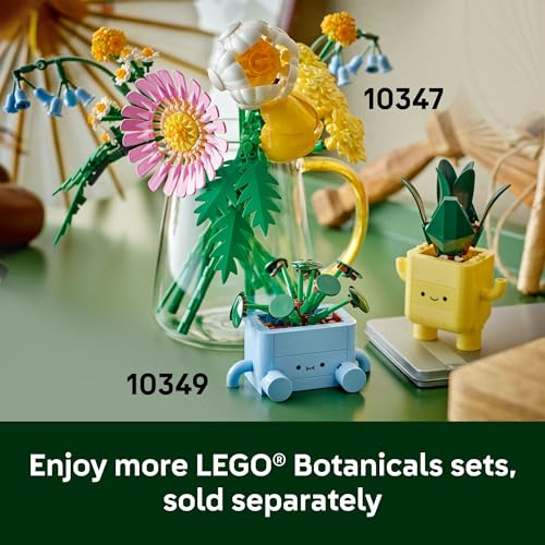 LEGO Botanicals Happy Plants Building Toys for Ages 9+ C494