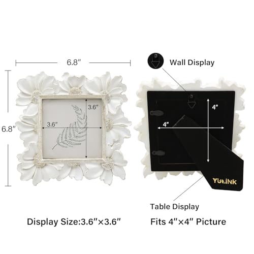 Vintage Picture Frame 8x10 Antique Black Ornate for Tabletop and Wall U180