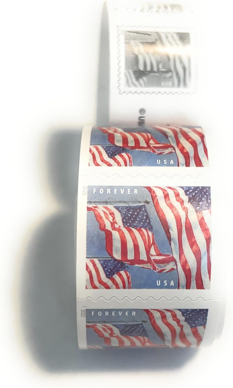 US Flag Postage Stamps for 1 oz Letters, 100 Rolls U701