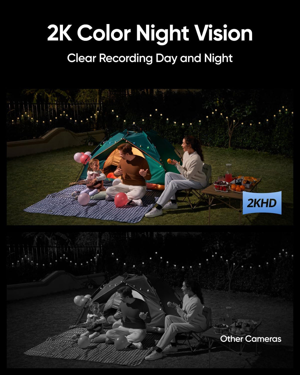 eufy Security Solar Wall Light Cam S120, 2K Wireless Outdoor Security Camera, Renewed G602