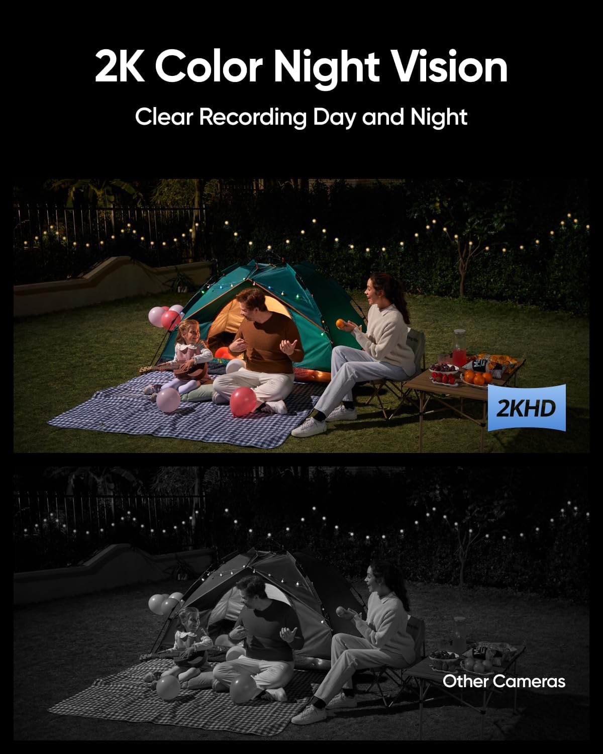 eufy Security Solar Wall Light Cam S120, 2K Wireless Outdoor Security Camera, Renewed G602