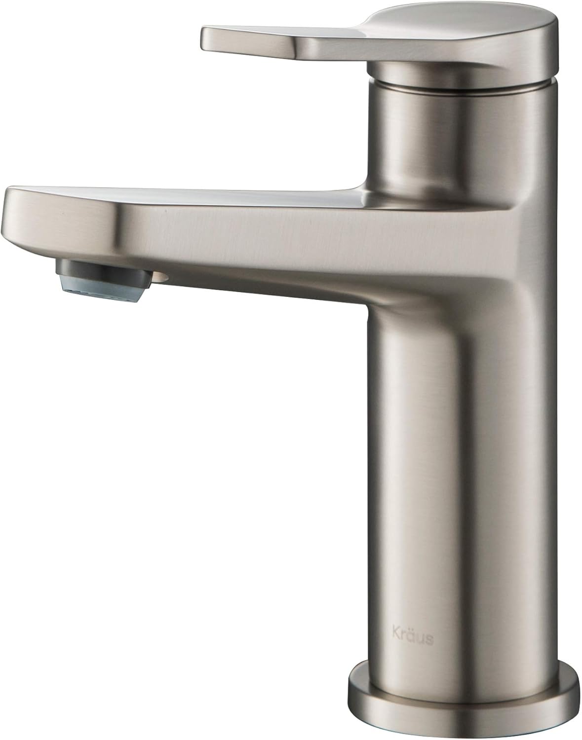 KRAUS Indy Single Handle Basin Bathroom Faucet in Spot Free Stainless Steel, KBF-1401SFS