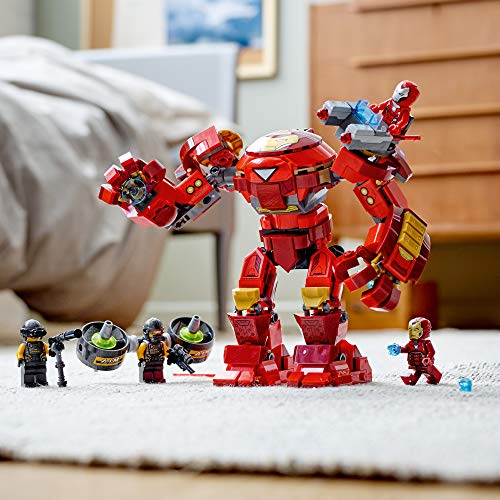 LEGO Marvel Avengers Iron Man Hulkbuster Versus A.I.M. Agent 76164 Brick-Build Playset with Minifigures L201