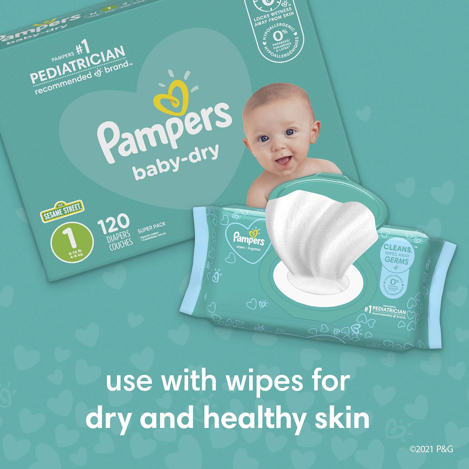 Pampers Cruisers Baby Dry Diapers Size 4, 28 Count Z471