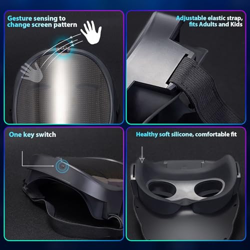 Gootus Face Transforming LED Mask with App Controlled for Kids X7335
