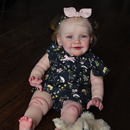Anano 20 Inch Reborn Baby Doll Toddler Girl Realistic Silicone U3006