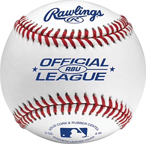 Rawlings Official League Recreational Use Practice Baseballs Youth 8U Bucket 24 Count I13020