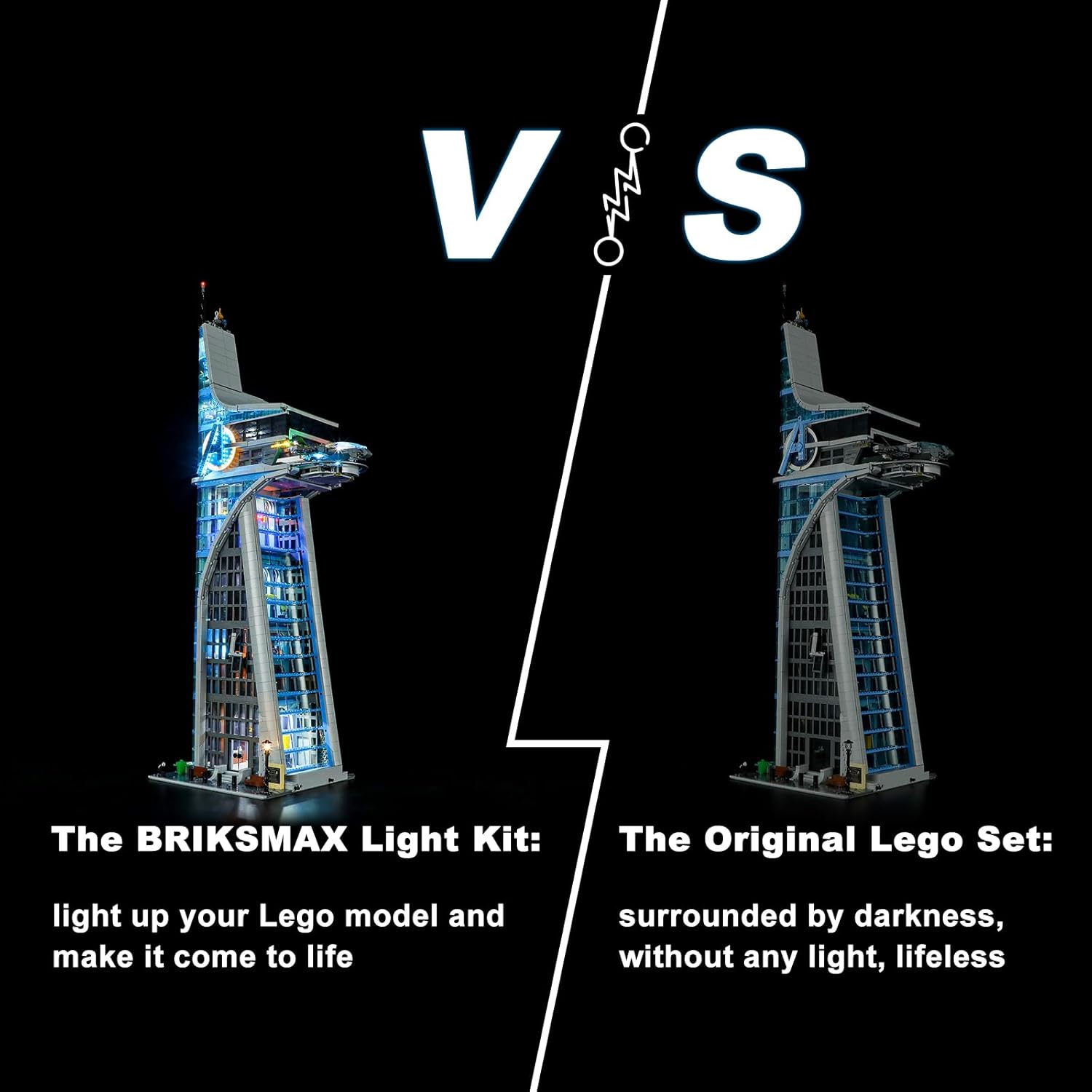 BRIKSMAX LED Lighting Kit for Lego 76269 Avengers Tower D94640