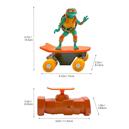 Teenage Mutant Ninja Turtles Raphael Half Pipe RC Vehicle Movie Edition, 2.4GHz, Ages 5+ A707935