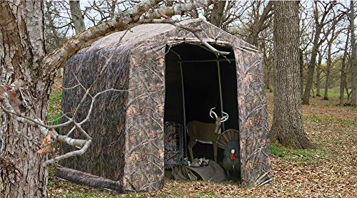 ShelterLogic 10 x 10 Shed-in-a-Box All Season Steel Round Roof Outdoor Storage Shed with Waterproof Cover, Grey S288
