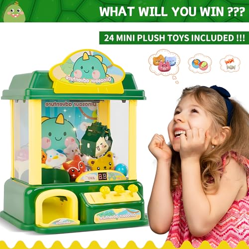 Claw Machine for Kids with Music Lights, USB Rechargeable, Ages 4-12 X2020