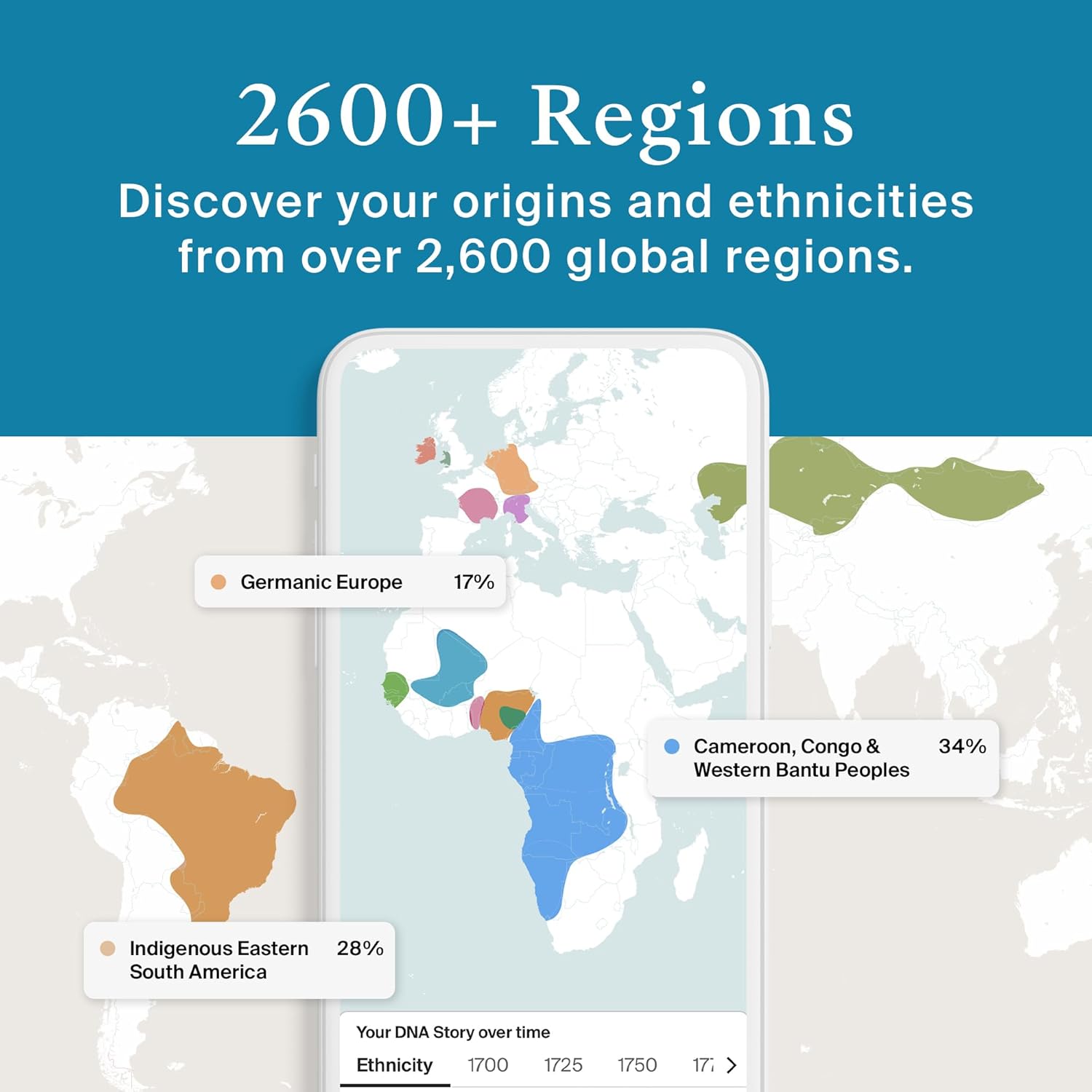 AncestryDNA Genetic Test Kit with 3-Month World Explorer Membership E17228