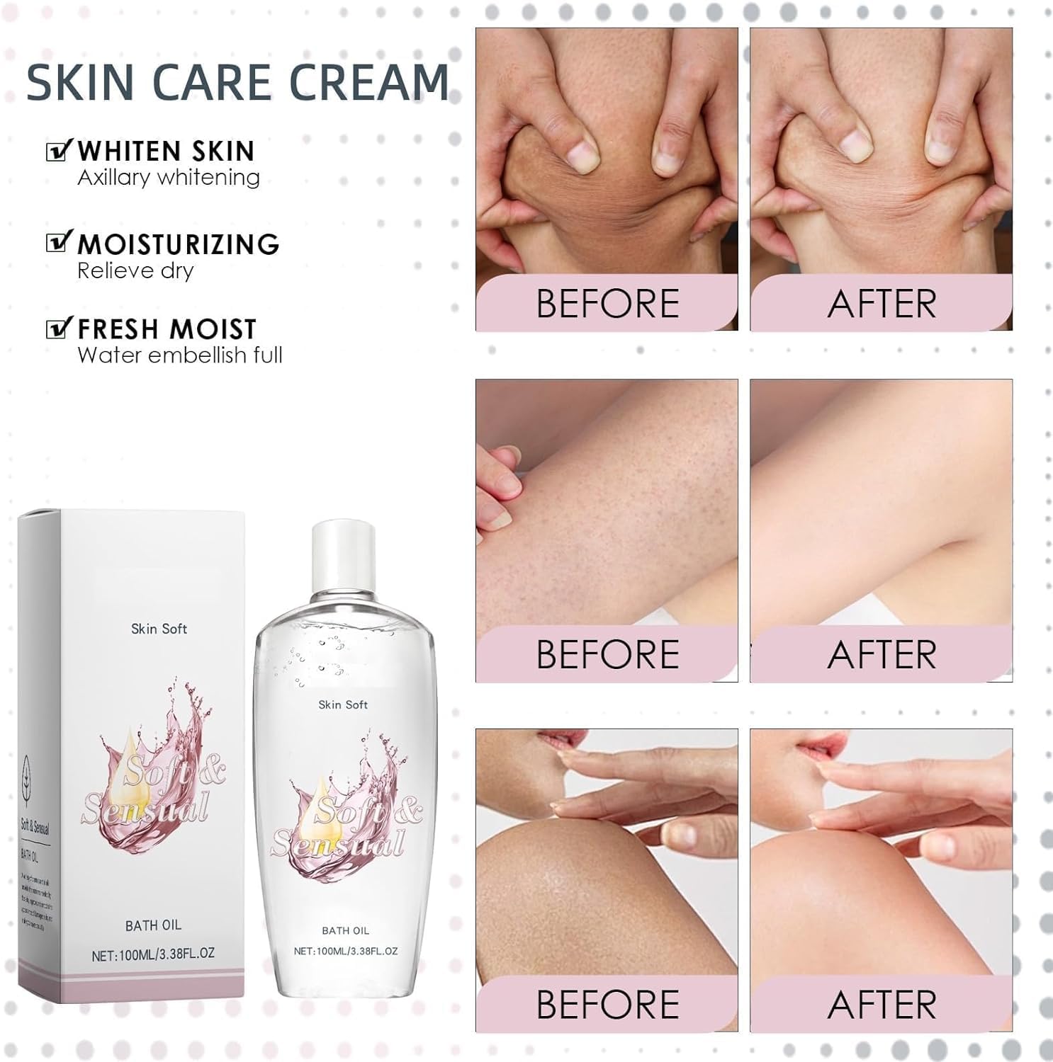 Skin So Soft Soft & Sensual Bath Oil, Original Bath Oil for Women M604212