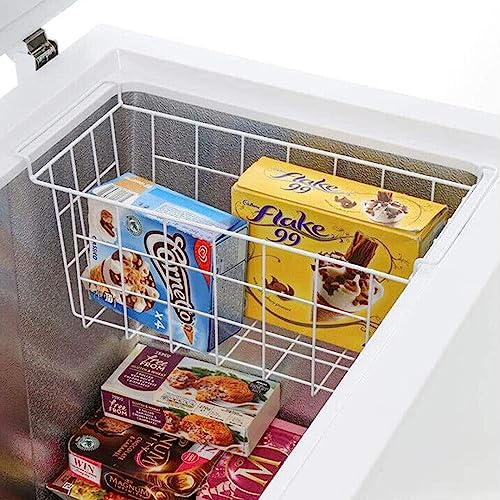 Orgneas 17.5 Inch Freezer Organizer Bins for Chest Freezer, Metal Wire Basket, 2Pcs U5809