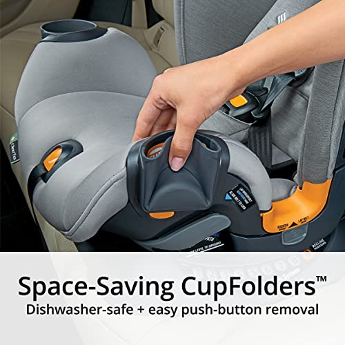 Chicco OneFit™ ClearTex® Slim All-in-One Car Seat, Drift/Grey G4223