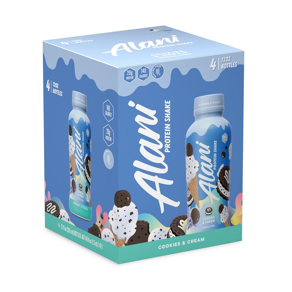 Alani Nu Protein Shake, Cookies & Cream, 20g Protein, 12 Fl Oz, 4 Pack S81097