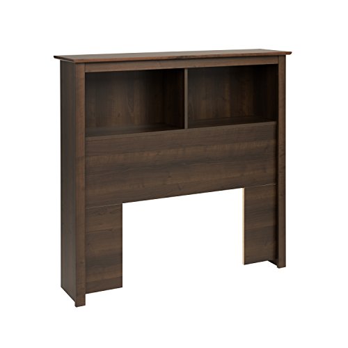 Prepac King Bookcase Headboard, Black A905