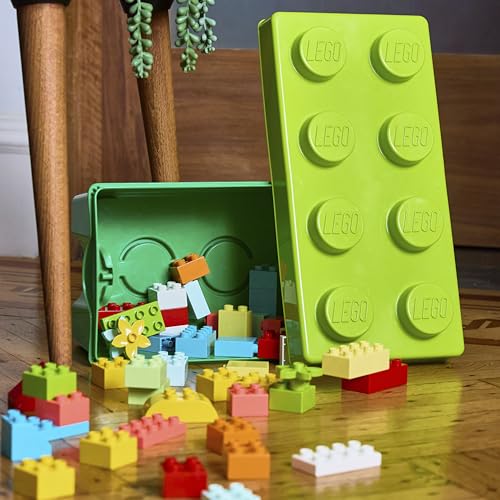 LEGO DUPLO Classic Brick Box Building Set with Storage Organizer and Toy Car for Toddlers Ages 18+ Months H825