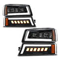Z-OFFROAD LED Headlights Assembly with DRL for 2003-2006 Chevy Silverado Avalanche Y434052