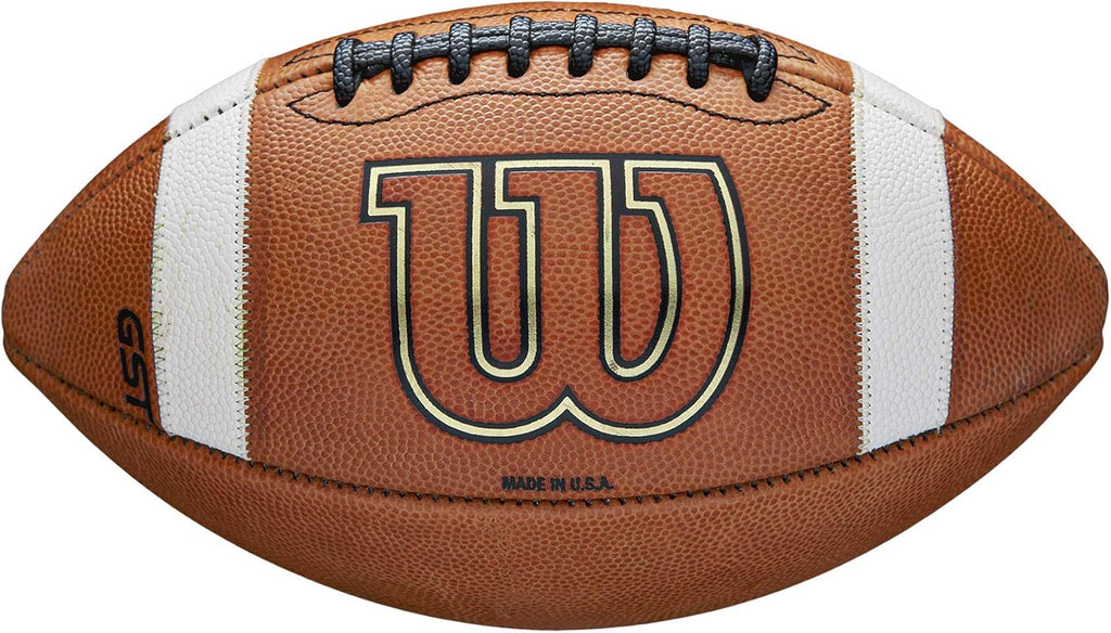 WILSON GST Leather Game Football - Official