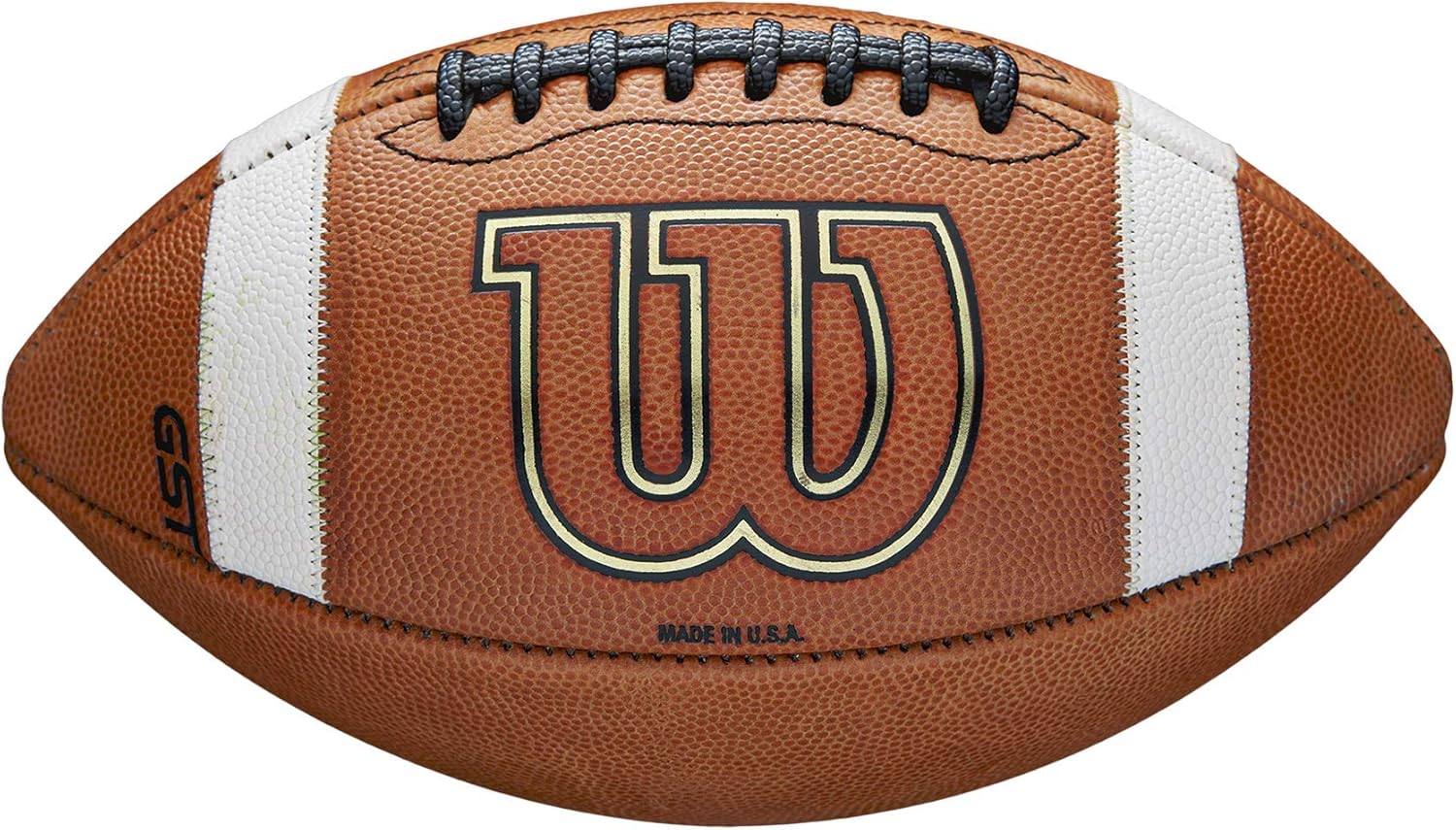 WILSON GST Leather Game Football - Official