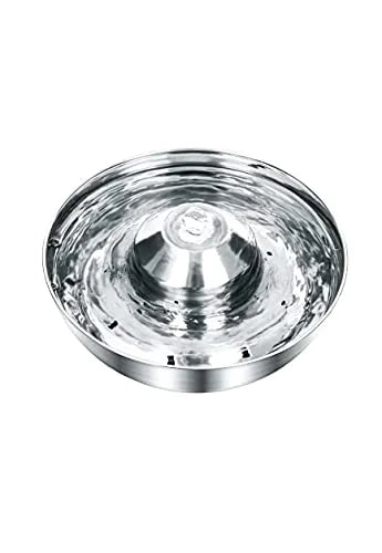 CHARMI Cat Water Fountain - Dog Water Bowl Dispenser, Stainless Steel, Automatic Pet Water Fountain 2L / 67OZ Capacity Hygienic Water Filtration