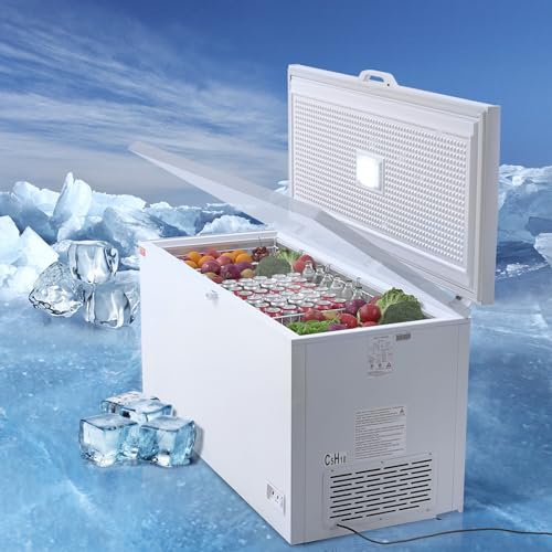 VEVOR Chest Freezer 12.8 Cu.ft with 4 Removable Baskets, Locking Lid R36567