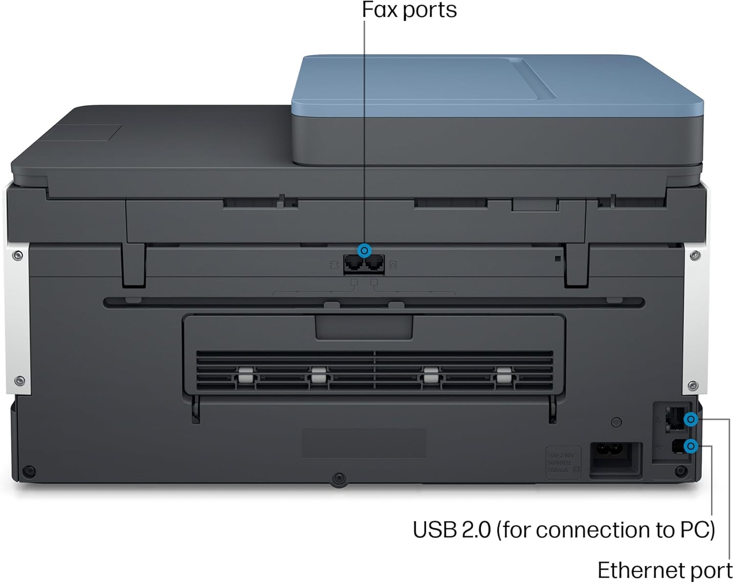 HP Smart Tank 7602 Wireless All-in-One Ink Tank Printer with 2 Years of Ink Included H750