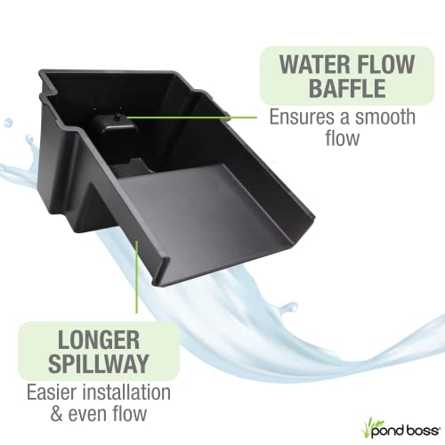 POND BOSS Waterfall Spillway 8 inch Weir for Ponds and Streams Z187