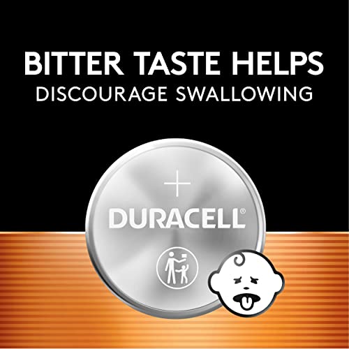 Duracell CR2025 3V Lithium Coin Battery, 2 Count, for Key Fob & Car Remote Q68045